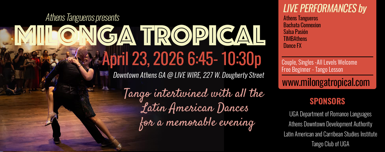 Milonga Tropical Spring 2026